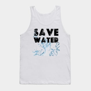 save water  earth day 2024 Tank Top